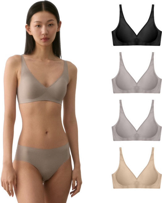 24hrs. 無感失憶內衣4件組 冠軍款
