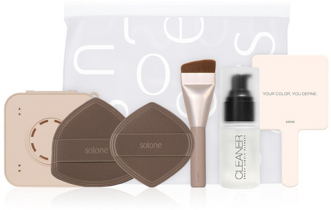 Solone 特調摩卡上妝工具組, 1套, 混和顏色