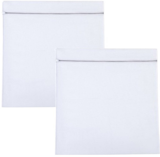 하이퍼플래닛 초대형 메쉬 침구 세탁망 대형 80 x 80 cm, 화이트, 2개