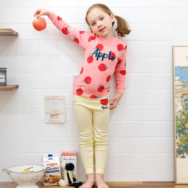 메이키즈 애플통통 30수 후라이스 상하의 세트