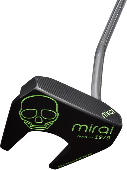 mirai CNC밀링 더블밴드 말렛 퍼터 블랙헤드 86.34cm(34인치), 3도, R