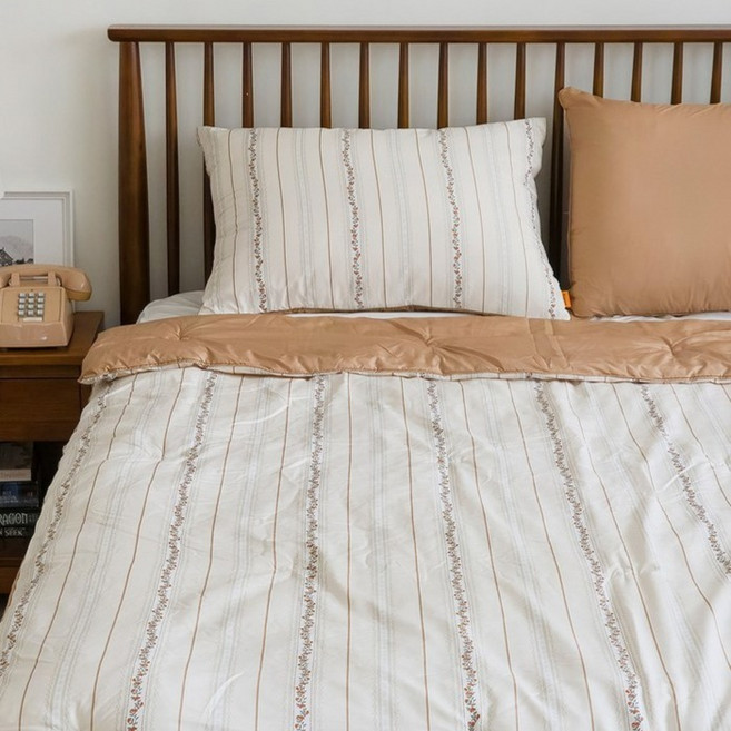 Rugum Rose Bailey 防過敏薄被, 焦糖米色