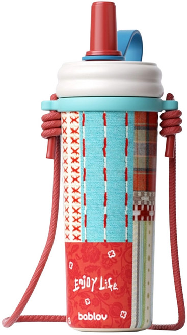 bablov 花伴森 GOGO吸管保溫杯復古款 316不銹鋼, 有好狀態, 1個, 700ml