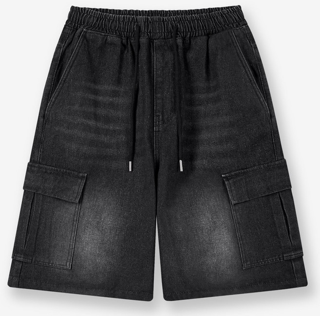 제이에이치스타일 남성용 워싱 카고 밴딩 청반바지 INDROK716