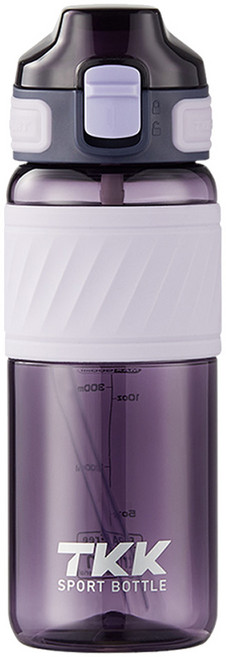 TKK 哈倫運動水壺 Tritan, 耀石紫, 600ml, 1個