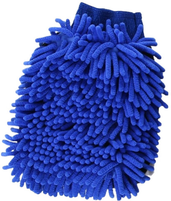 테마스 세차 청소 장갑, 블루, 1개