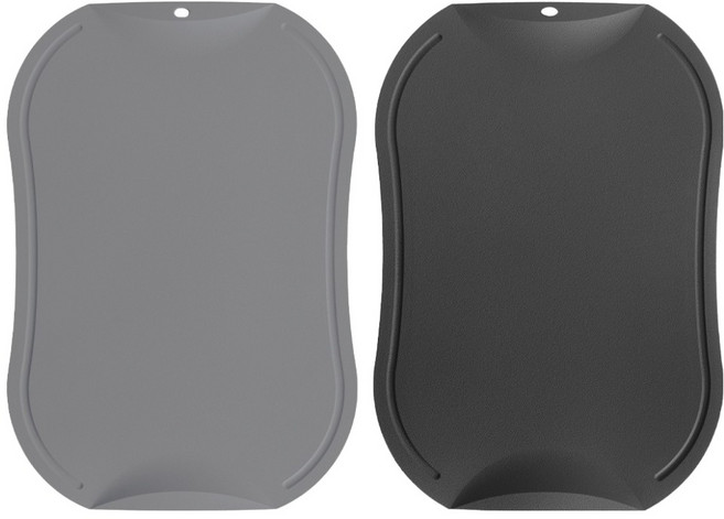 도블레 국내산 칼집나지 않는 항균도마 소프트그레이 + 차콜 세트, 소프트그레이, 차콜, 1세트