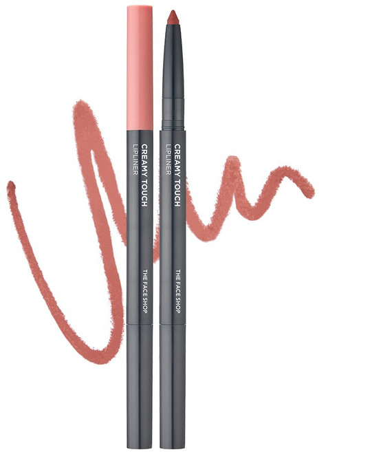 더페이스샵 크리미 터치 립라이너, BE01 베이지가든, 1개