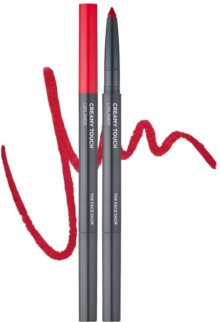 더페이스샵 크리미 터치 립라이너, RD01 레드프리즘, 1개