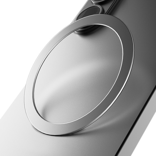 누아트 맥세이프 링 플레이트 호환 자석 스티커, 실버, 5개