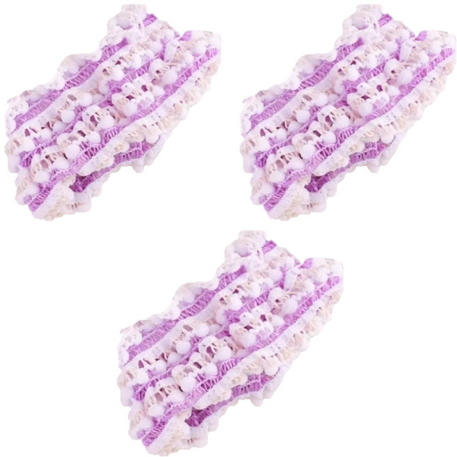 소소하우스 여성 세안 헤어캡 목욕 샤워용 16 x 16 cm, 퍼플, 3개