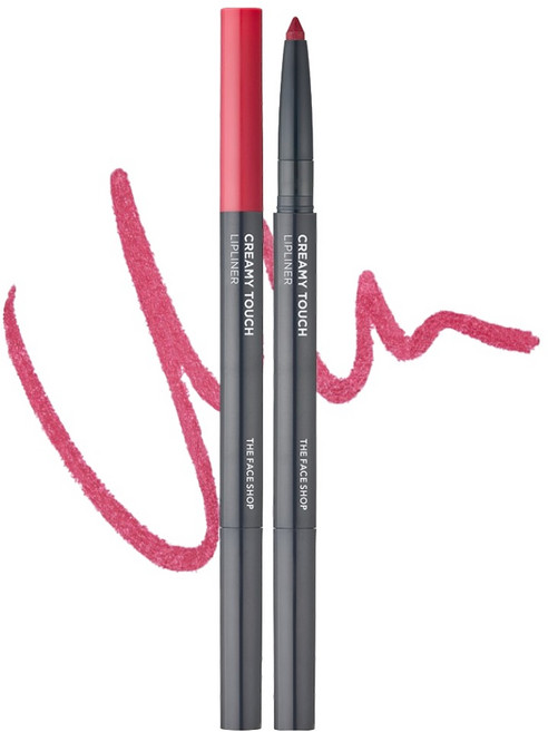 더페이스샵 크리미 터치 립라이너, PK02 더스트로즈, 1개