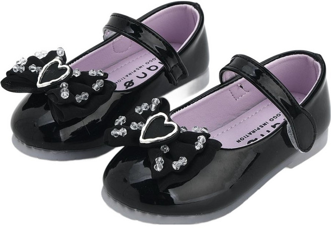 하트톡톡 플랜 에나멜 구두