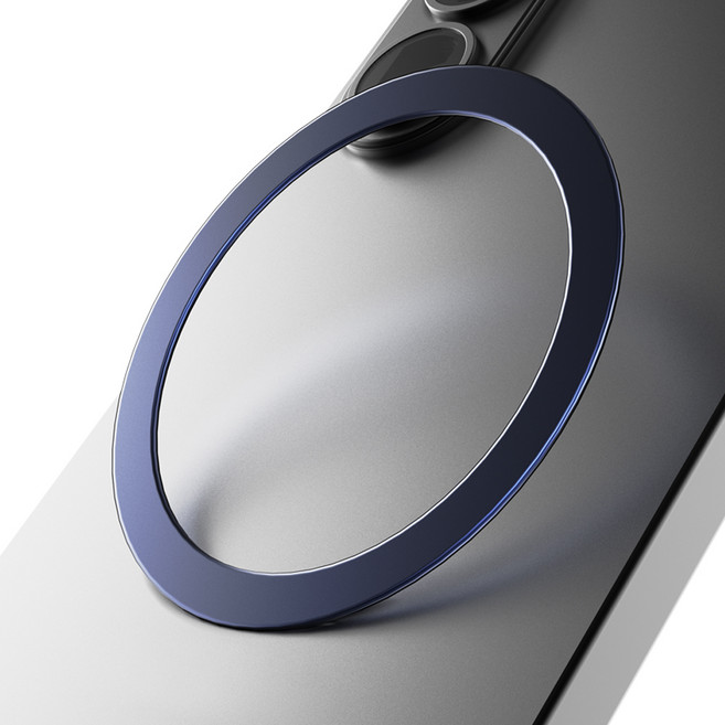 누아트 맥세이프 링 플레이트 호환 자석 스티커, 네이비, 5개