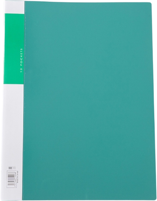 오피스코어 OA 30매 클리어파일 A3, 딥그린, 1개