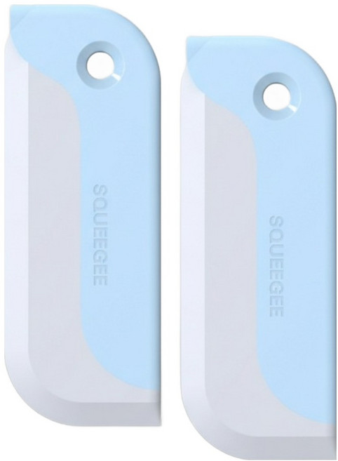 몰투데이 유리상쾌 물기 제거 스퀴지, 라이트 블루, 2개