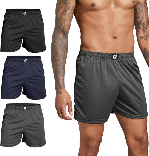 GIAT 吉亞特 盾型排汗鬆緊平口褲3件組 台灣製 78539