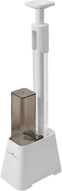 원더펑 멀티유스 수압식 뚫어뻥 + 바닥거치대 + 전용물컵 세트, 원더펑 바닥거치패키지(본품+바닥거치대+전용물컵), 화이트