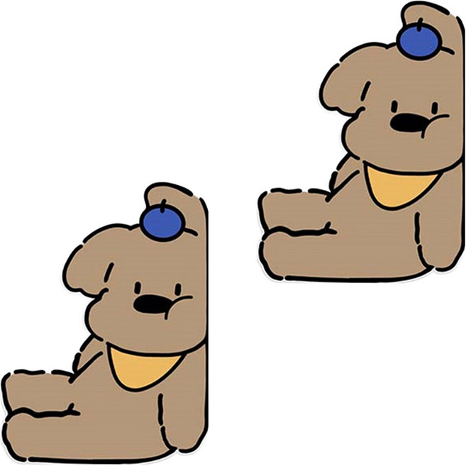 소유공간 벽장식 커버업 스위치 스티커 S261-0158FR 2p, TYPE 2