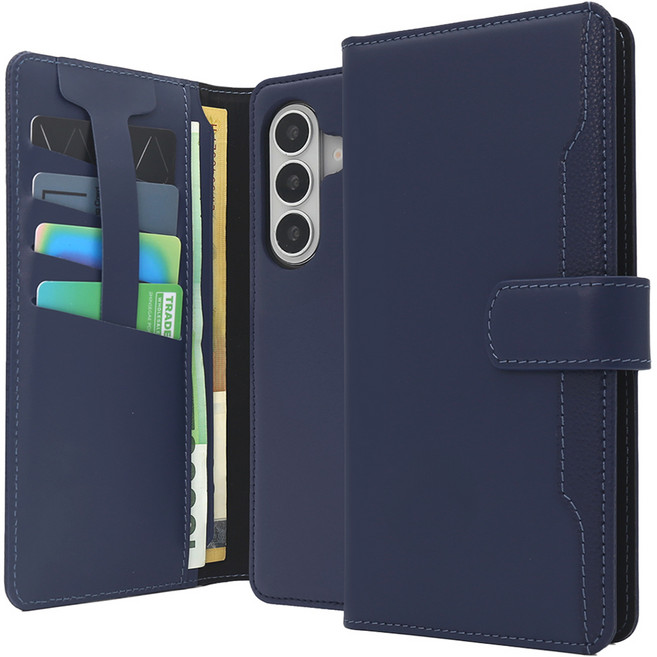 엑씨 허스크 천연 소가죽 카드 수납 분실방지 가죽 지갑 다이어리 휴대폰 케이스