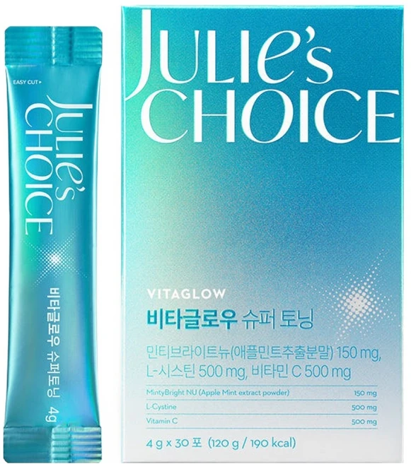 줄리스초이스 비타글로우 슈퍼 토닝 120g, 30회분, 1개 - 쿠팡