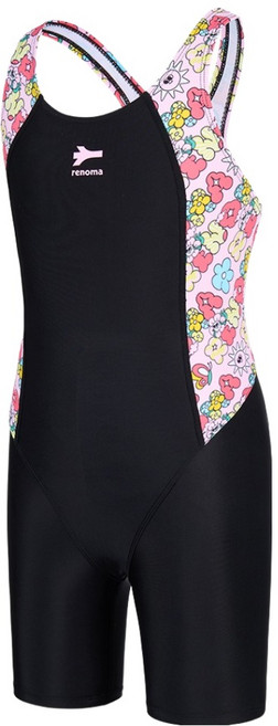 레노마스윔 플라워 X백 3부 반신수영복 RN-GS2G563