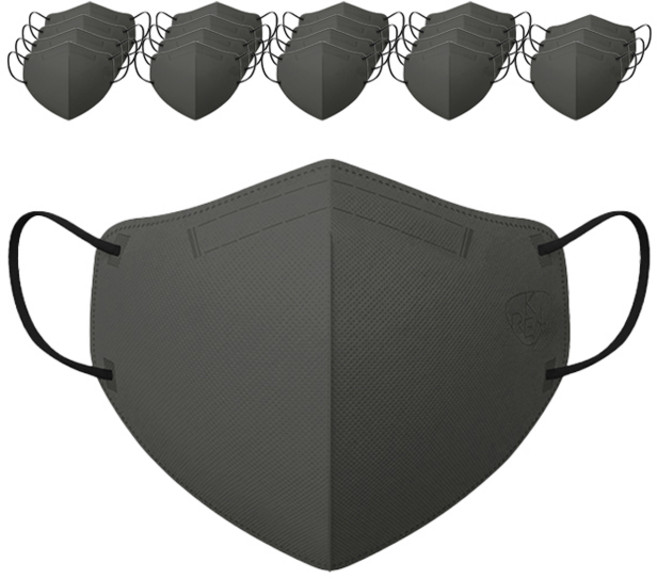 케이리얼 언택트 플러스 마스크 대형, 그레이, 1개, 20개입