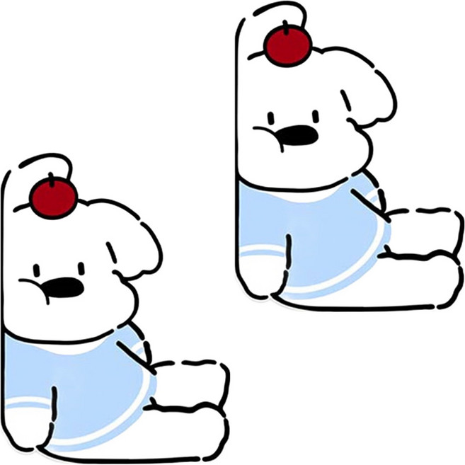 소유공간 벽장식 커버업 스위치 스티커 S261-0158FR 2p, TYPE 1