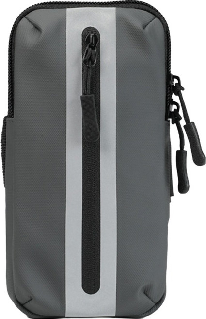 오버코드 피트니스 러닝 휴대폰 암밴드 BRP3168, 그레이, 1개