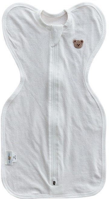 dot to dot 韓國製造 新生兒用 純竹纖維 網眼 蝴蝶睡 蝶形包巾 S