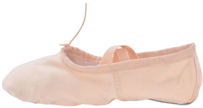 누아르모 연습용 캔버스 소가죽 밑창 발레슈즈