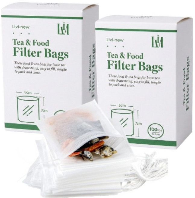 리비뉴 국물 육수용 일회용 다시백, 소(S), 100개입, 2개