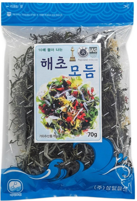 10배 불어 나는 해초모듬, 70g, 1개