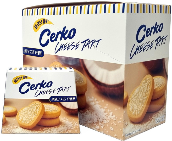 세르코 치즈타르트 10p, 600g, 1개