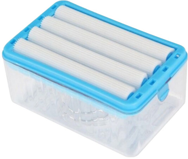 아케이 고급형 거품롤러 비누케이스, 블루, 1개