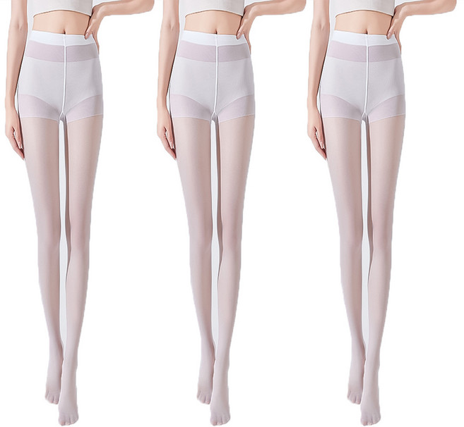 더시럽 여성용 슬림 탄성 누드 팬티 스타킹 0D 3p