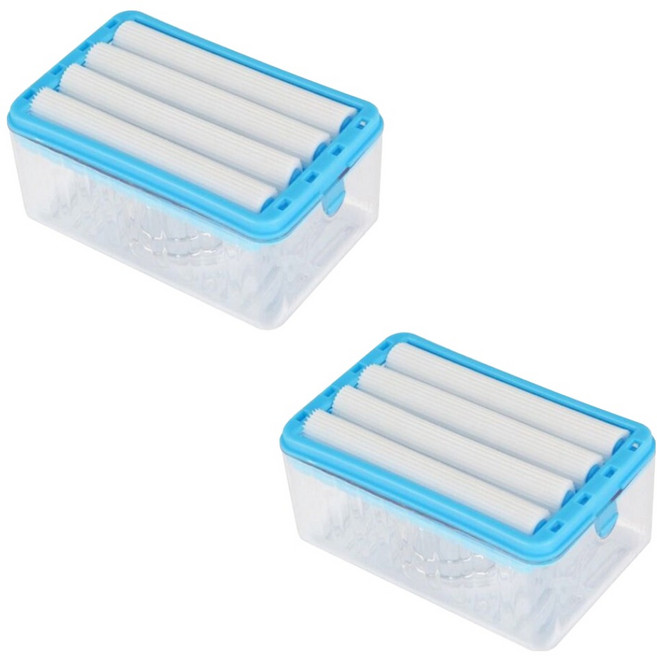 아케이 고급형 거품롤러 비누케이스, 블루, 2개