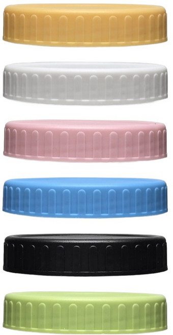 헥사 녹안스는 실리콘 플라스틱 에코링 캡 82mm 6종 세트, 혼합색상, 1세트