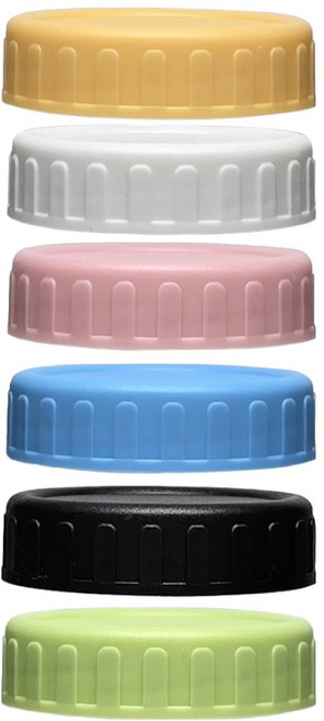 헥사 녹안스는 실리콘 플라스틱 에코링 캡 53mm 6종 세트, 혼합색상