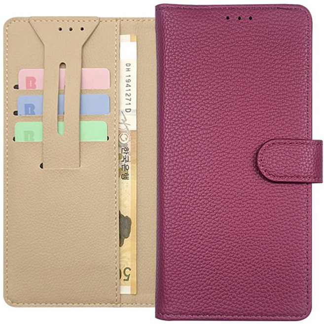 엠피에스 라비오 카드 분실 방지 포켓 다이어리 휴대폰 케이스