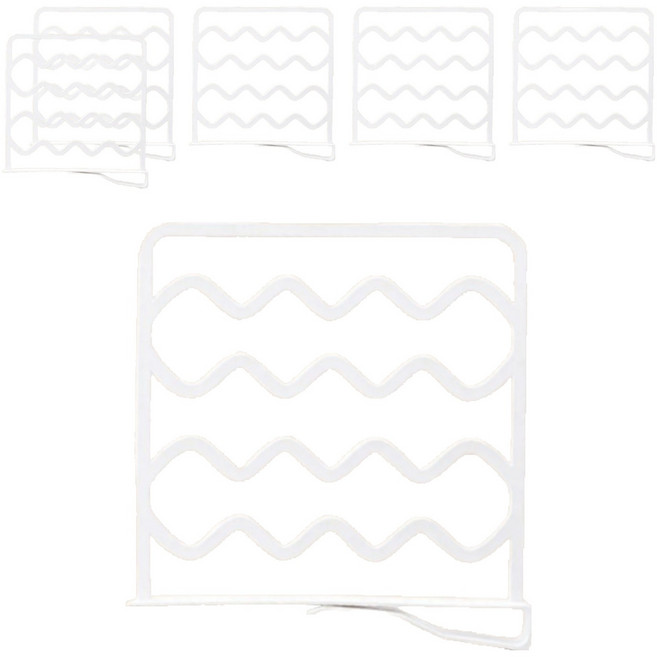 테일스타 옷장 책 정리 선반 파티션, 6개, 화이트