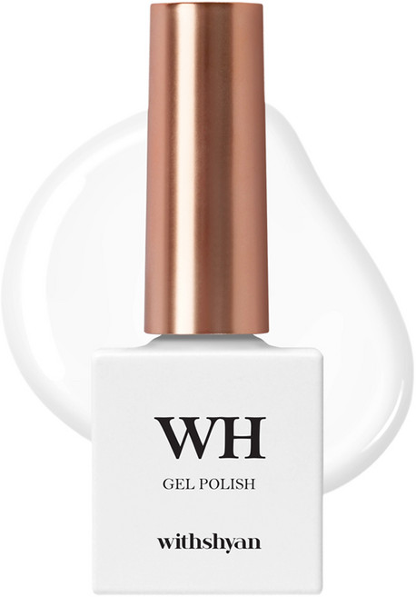 위드샨 젤 폴리쉬 컬러 젤네일, 1개, 10g, GC01 화이트