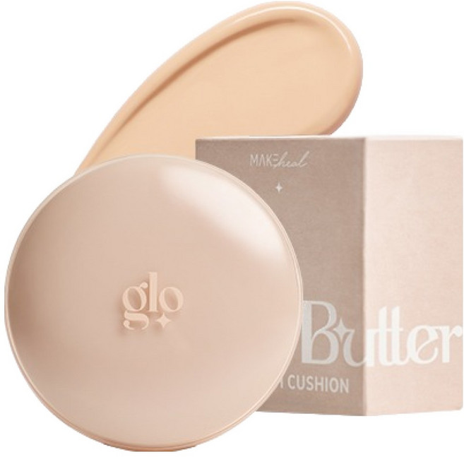 메이크힐 글로 버터 메쉬 쿠션, 21N 클라리티, 1개