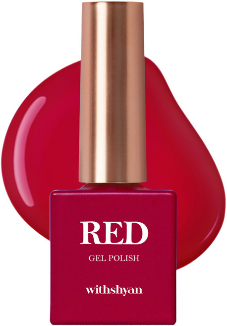 위드샨 젤 폴리쉬 컬러 젤네일, 1개, 10g, GC03 레드