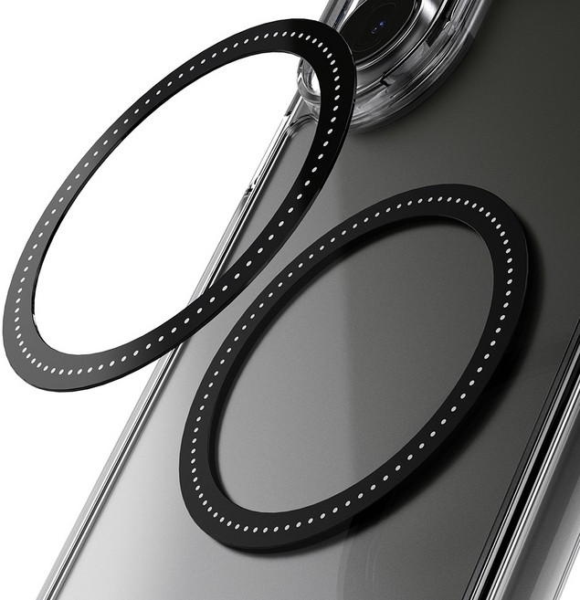 엑씨 맥세이프 호환 서포트 메탈 스틸보드 세트, 블랙, 1세트