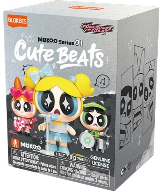 블로키 블로키 파워퍼프걸 FM01 큐티비트 프라모델 랜덤발송, 1개