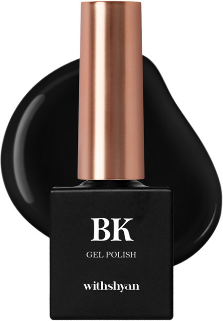 위드샨 젤 폴리쉬 컬러 젤네일, 1개, 10g, GC02 블랙