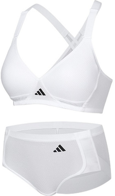 아디다스 여성용 스포티 X 브라 + 팬티 세트