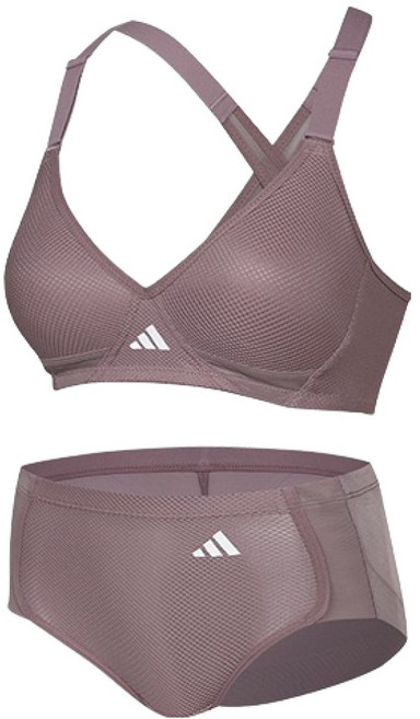 아디다스 여성용 스포티 X 브라 + 팬티 세트