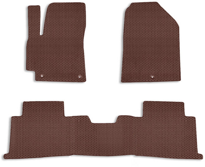 메이튼 차량용 TPE 벌집 카매트 1열 운전석 조수석 2열 K124, 브라운, 기아 K5 DL3 하이브리드 2열 매트고리 무 2019년 12월~